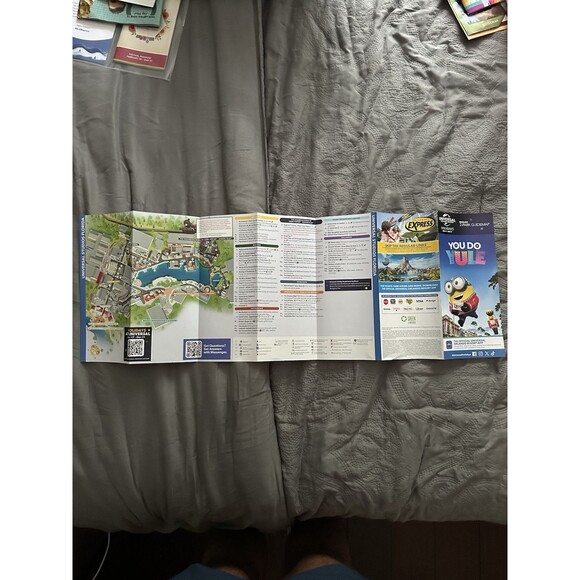 RARE Universal Studios 2 Park Guide Map 2023 - LAST UNIVERSAL MAPS EVER PRINTED - Picture 8 of 13